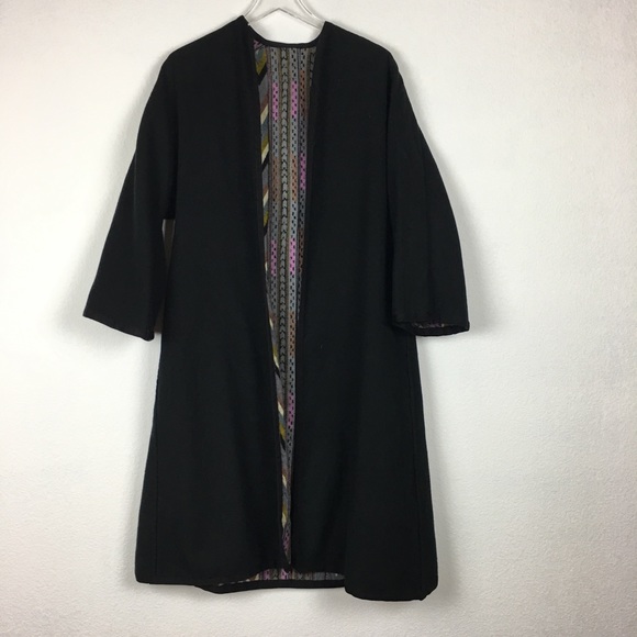 No Label Gray Chevron Maxi Cardigan - Picture 5 of 6